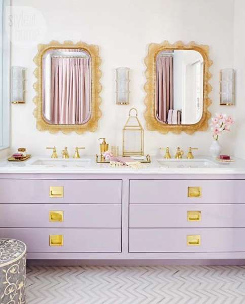 Lavender cabinet