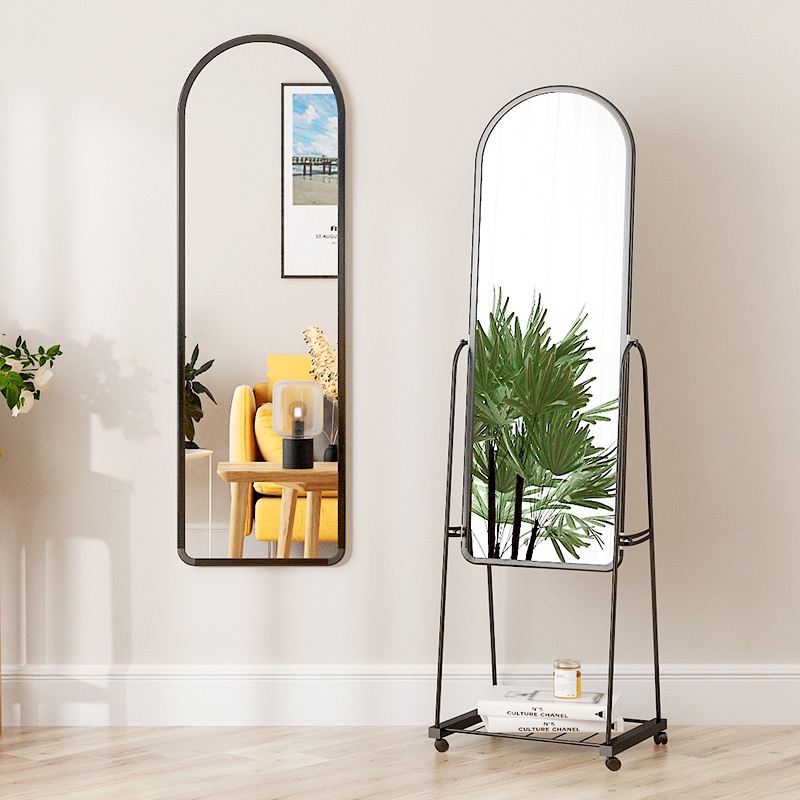 Vertical Half-Wall Mirror