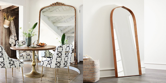 Full-Length Mirrors make rooms bigger
