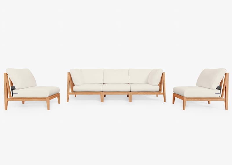Outer Two 3-Piece Outdoor Sofas